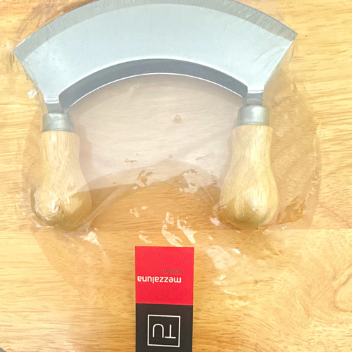 Mezzaluna chopper wooden - tu,