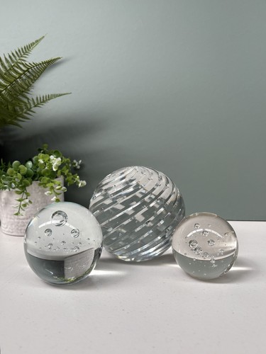 Set clear glass spiral - glass,