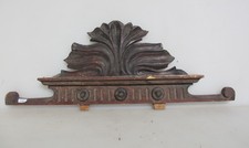 Antique Carved Wooden Top Old