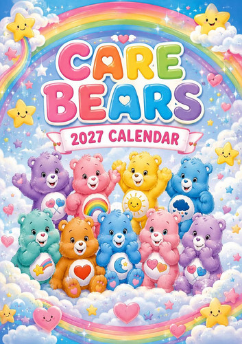 Care bears 2027 calendar wall - care,