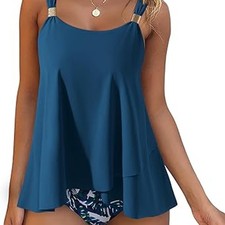 Ruffle High Waisted Tankini 2