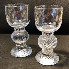 Iittala Ritari Glasses x 2, Timo Sarpaneva 11.5cm Tall