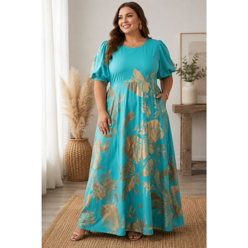 Boutique aqua blue - boutique, gold