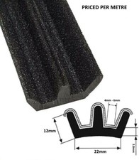 Flocked Double Rubber Window