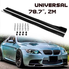 For BMW F30 F80 M3 F82 M4 E90 E91 E93 Car Side Skirts Panel Extension 78.7''