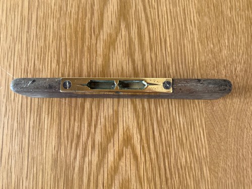Vintage hardwood and brass - vintage,