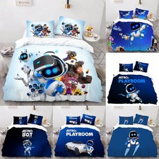 Astro Bot Plush Game 3D Quilt Duvet Cover Bedding Sets With Pillowcase Xmas Gift