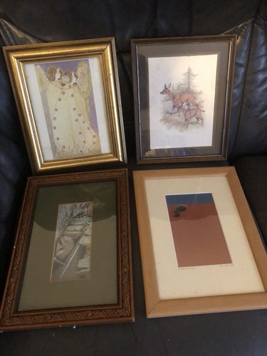 Set framed art - prints, —