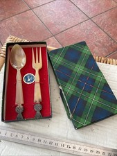 VINTAGE SCOTTISH HORN TARTAN