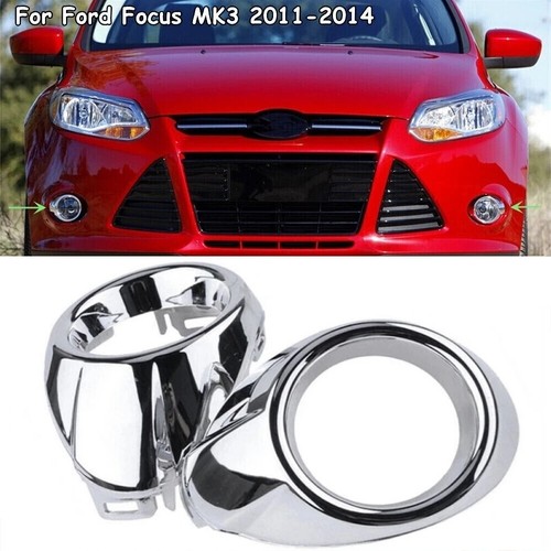 Pair chrome front - front, fog