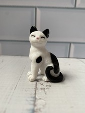 Barbie Dream House Size Black White Cat Kitten Pet Scene Setter Accessories A4