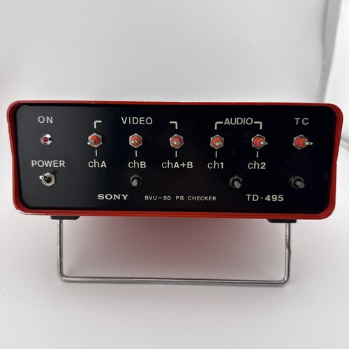 Sony bvu checker td - sony, td-495