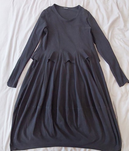 Rundholz black line midi - black,