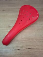 Retro Vintage Bicycle Parts GES BMX Red Saddle