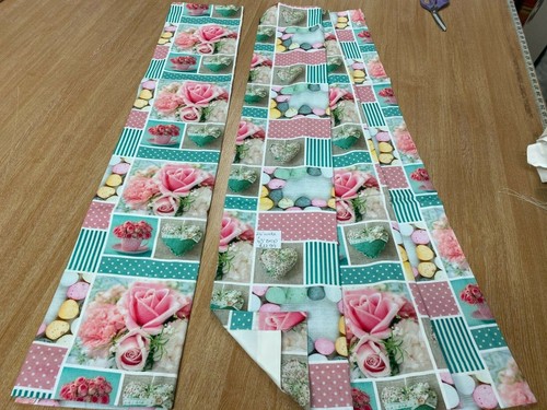 Static caravan curtains pink - caravan,