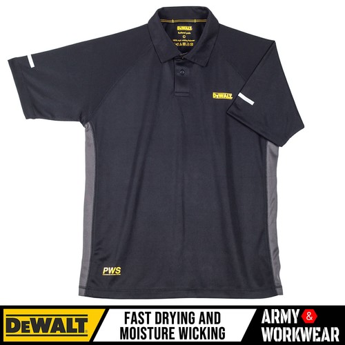 Dewalt polo shirt black - dewalt,