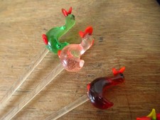 Vintage Murano Cocktail Sticks