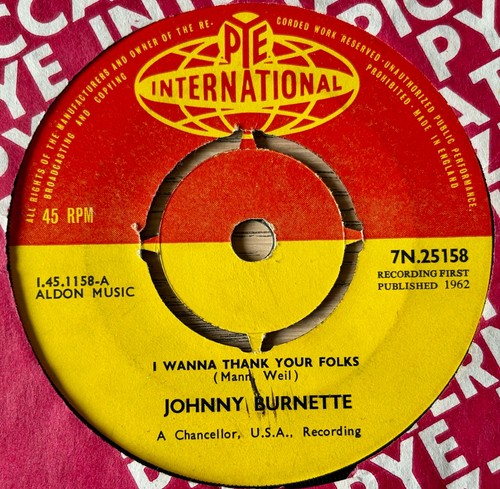 Johnny burnette wanna - i,