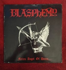LP Blasphemy - Fallen Angel of Doom 1st Press Wild Rags - Red Vinyl