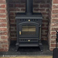 7KW Multifuel Stove Log Burner Heating Fireplace Defra Approved Design CA003