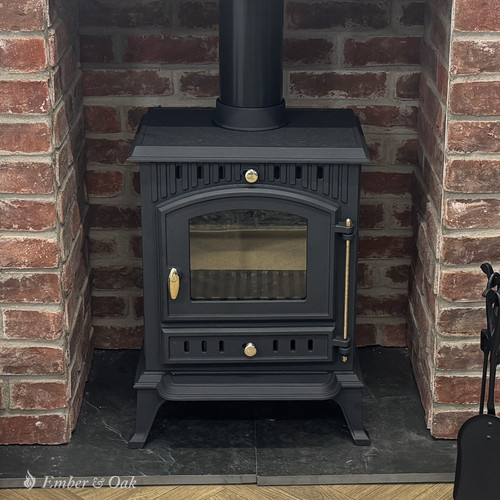 7kw multifuel stove log burner - log,