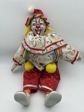Vintage Porcelain Clown Doll