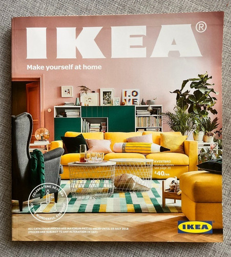 Vintage ikea catalogue 2018