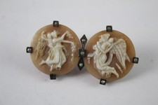 Antique Day And Night Cameo Brooch by Bertel Thorvaldsen For Repair