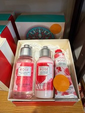 L’Occitane ROSE Travel Size Set(Shower Gel 75ml,Body Lotion75ml,Hand Cream 30ml)