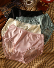 4 Packs Ladies Womens Silky