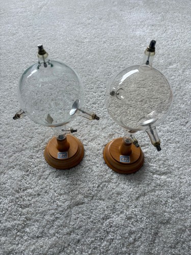 Antique set crookes röhre - set,