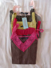 Woolovers Silk-Cotton Camisoles Pack of 5 Size Small