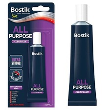 Bostik  All Purpose Clear Glue Adhesive  Ultra Strong Long Lasting   50ML