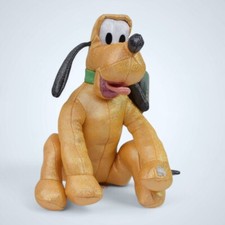 Disney 100 Pluto Soft Toy With Sounds - Gold Glitter
