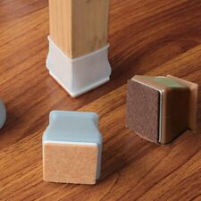 16X Chair Feet Protectors Furniture Silicon Felt Chair Leg Cap Protection Cover