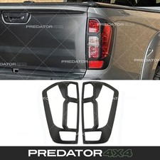 Black tail light covers - black,