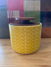 Lovely Orla Kiely Ceramic “Yellow stem” Storage Jar.**CHECK OUT MY OTHERS**