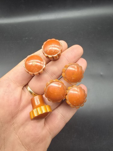 Set butterscotch catalin - 6,