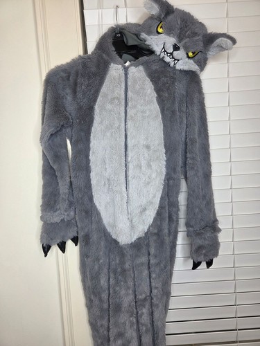 Kids gray wolf costume - kids,