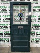 LEADED STAINED GLASS DOOR
