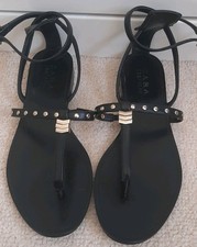 ZARA Trafaluc Black Sandals