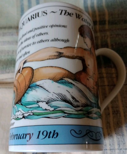 Dunoon zodiac mug aquarius - mug,