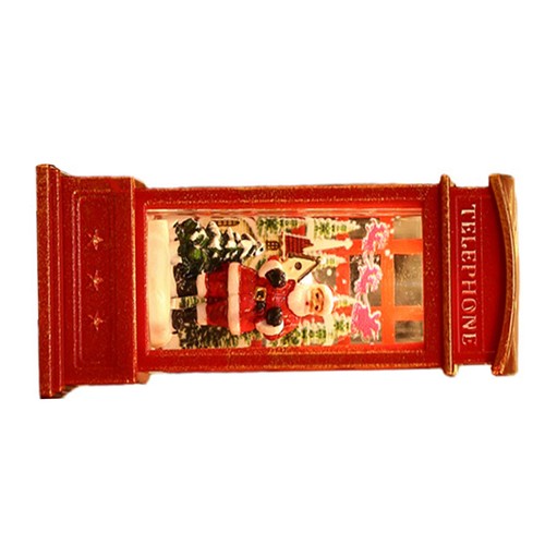 Snow globe lantern telephone - lantern,