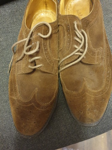 Mens vintage cable - vintage, suede