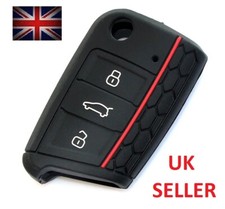 Key Cover For SEAT LEON IBIZA ALTEA TOLEDO 3 Button Case Flip Fob REMOTE 2