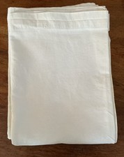 Vintage Plain French  Linen Sheet 284x 286cm