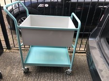 Bristol Maid Medical trolley. Heavy Duty Steel. Picking / Document Trolley 
