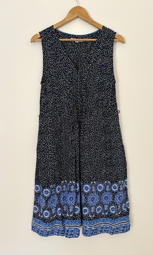 Boden blue black printed - boden,