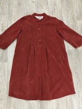 Noa Noa Aps Torinn  Corduroy Dress Burnt Orange Size UK 10 EU 38