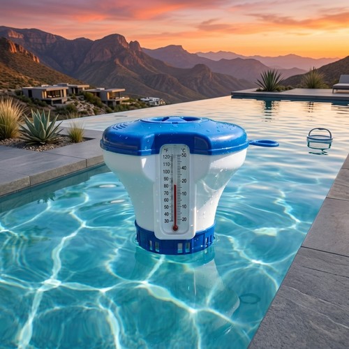 Swimming pool chlorine floater - chlorine,